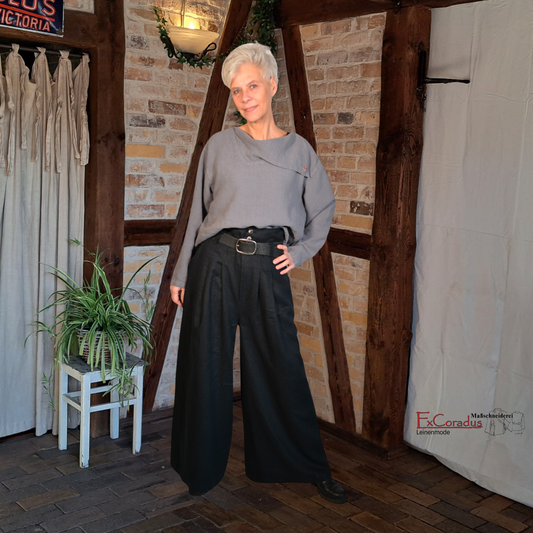 Modern & Natürlich: Shirt Conny aus 100% Leinen für einen entspannten Look