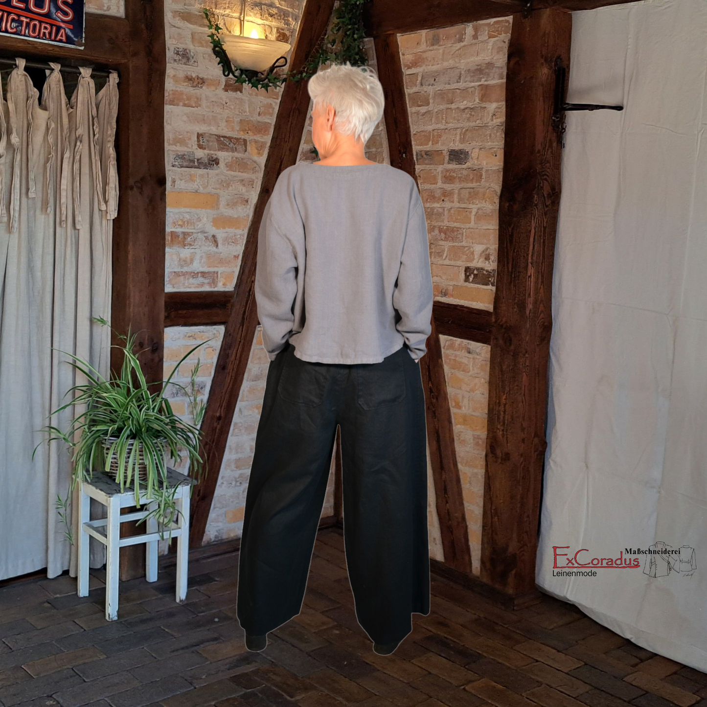 Modern & Natürlich: Shirt Conny aus 100% Leinen für einen entspannten Look