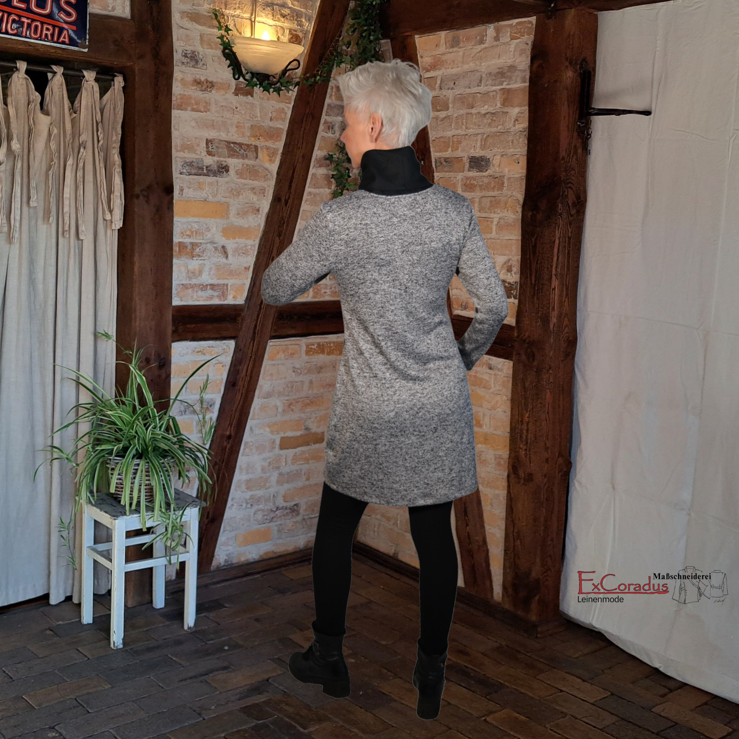 Elegant & Natürlich: Kleid Marlies in raffiniertem Design