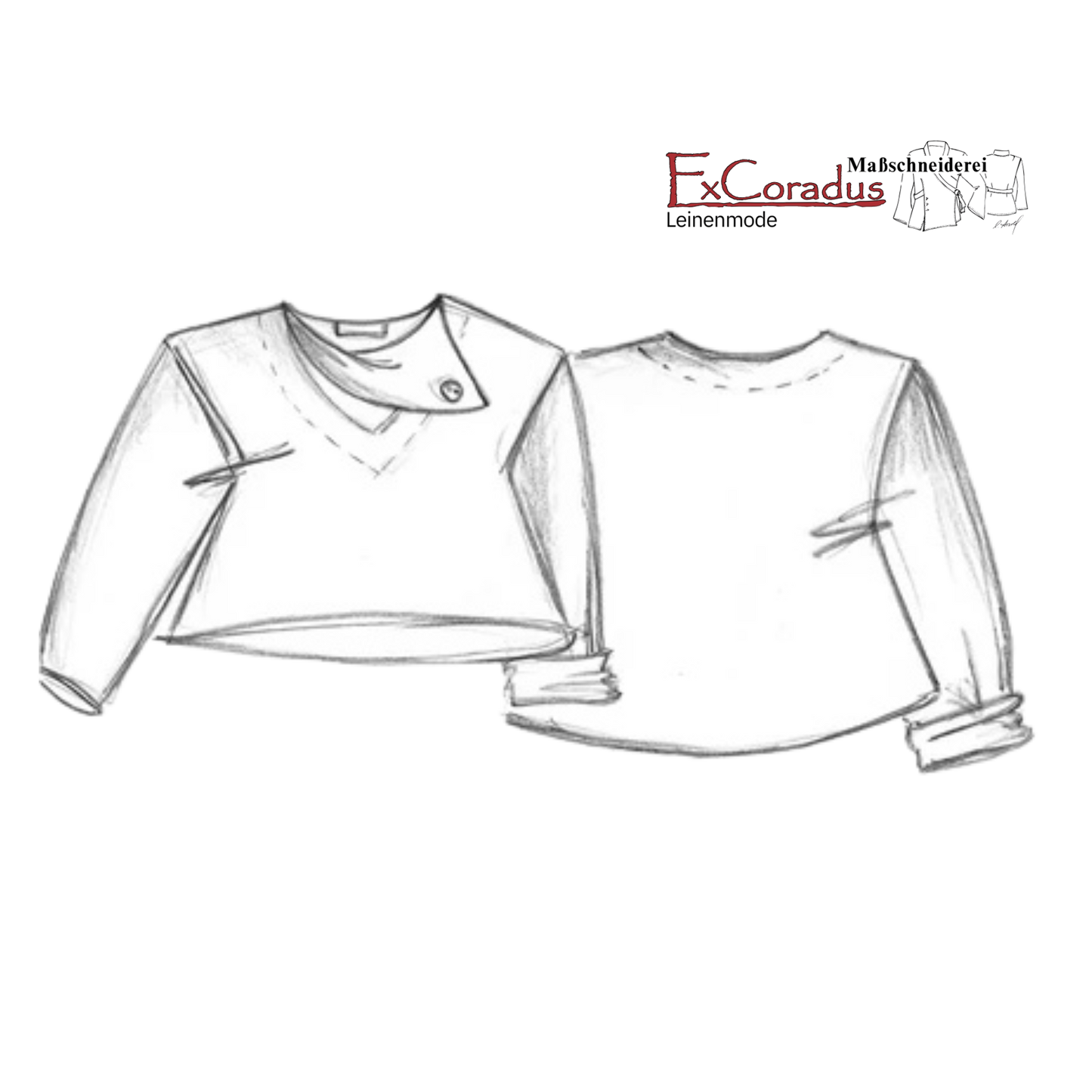 Modern & Natürlich: Shirt Conny aus 100% Leinen für einen entspannten Look
